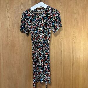 ASOS Floral Mini Tie Dress